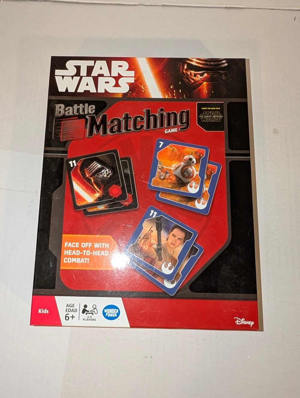 Star Wars Battle Matching Card Game Wonder Forge Disney-The Force Awakens Film